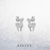 Rudolphie Christmas Studs Earrings